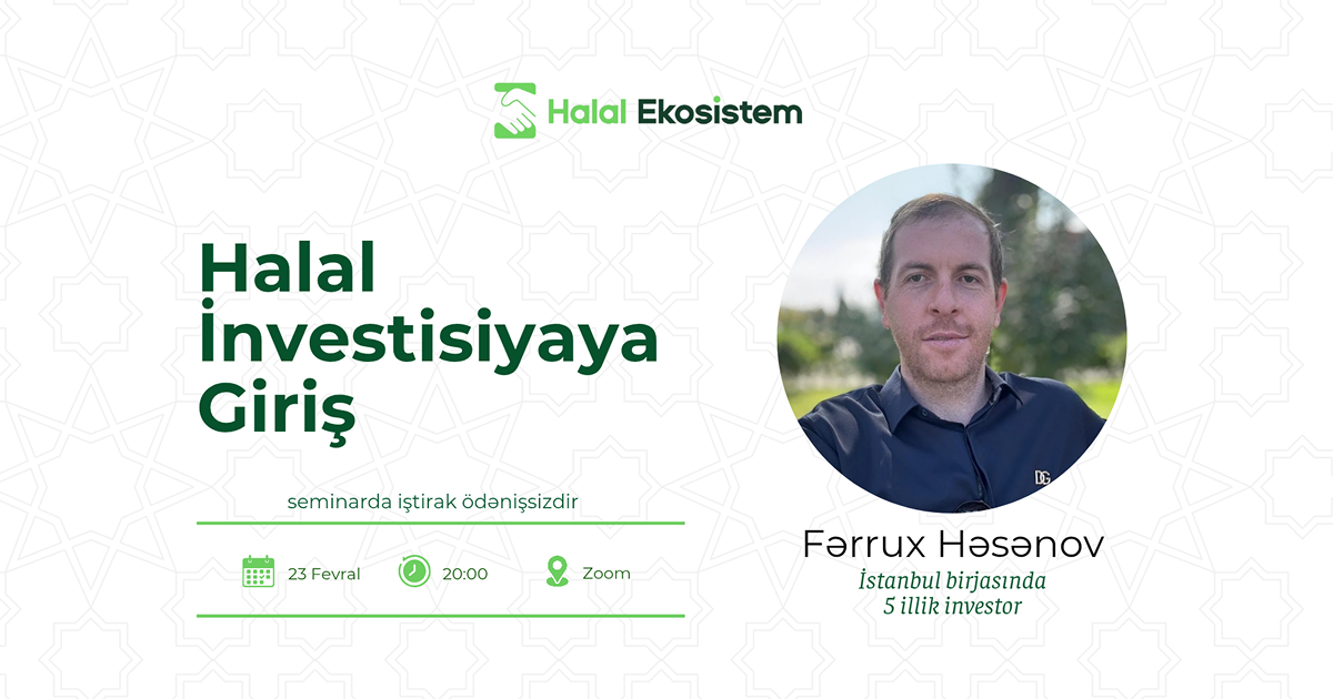 Halal İnvestisiyaya giriş vebinarı